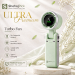 Ultra-Premium Portable Turbo Fan | 1800mAh Power