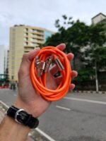 USB 3 in 1 Cable Type C/Micro/Lighting 180 Degree Rotatable 2 meter long - Image 3